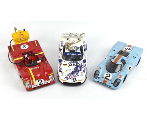 Sixteen 1:18 scale die-cast super cars and Racing cars including ; Quartzo Lotus 49, Universal Hobbies Porsche 917, Kyosho Fe