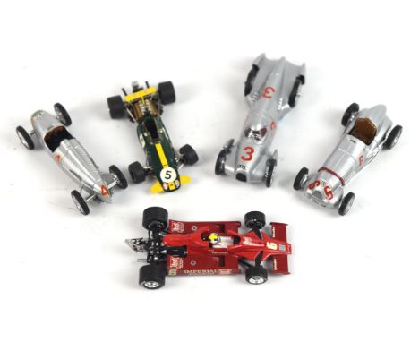 Thirty 1:43 scale die-cast model racing cars including Minichamps, Brumm, The Racing Line and other similar models. (30)
