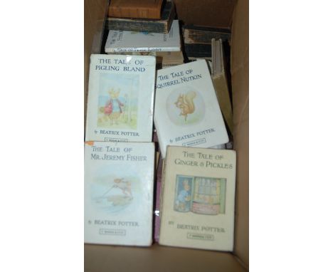 A collection of books including Beatrix Potter etc, Two Bonzo books published by the Sketch etc Condition Report: Available u