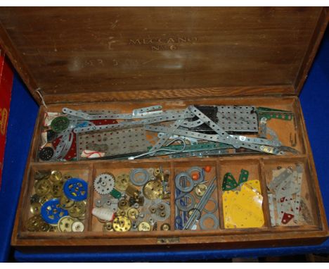 A cased Meccano set No.6, dolls house lighting set and Corgi Snorkel fire engine Condition Report: Available upon request