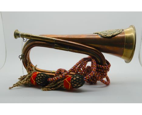 An Argyle and Sutherland Highlanders bugle Condition Report: Available upon request
