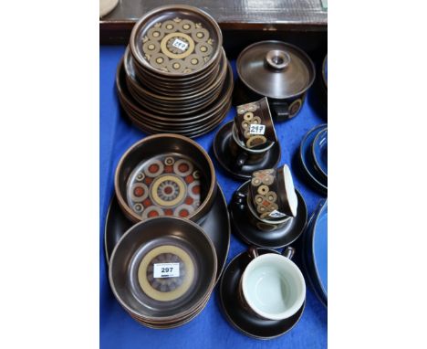 A Denby Arabesque pattern part dinner service Condition Report: In nice condition. Hardly used with the exception of the cass