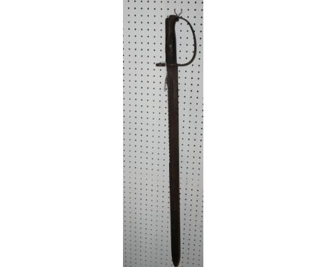 A 1875 pattern sawback bayonet, 80cm long Condition Report: Available upon request