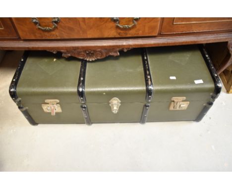 A vintage luggage trunk