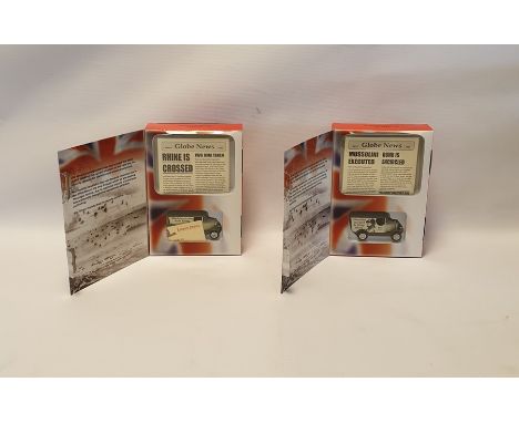 Oxford Die-cast - Twelve Boxed Limited Edition ' From Our Special Correspondent ' Vintage Die-cast Vehicle and News Reports S