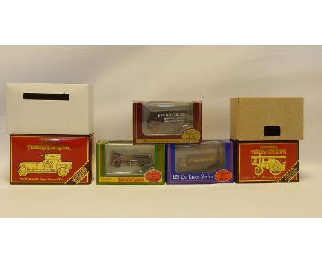Collection of diecast model cars to include Models of Yesteryear '1920 Rolls-Royce Armoured car', '1905 Fowler Showmans Engin