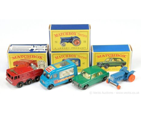 Ex-shop stock Matchbox Regular Wheels (1) 47b Commer Ice-Cream Van "Lyons Maid" - blue body with short roof &amp; side decals