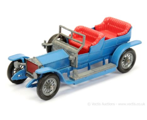 Matchbox Models of Yesteryear Y10 1906 Rolls Royce Silver Ghost factory pre-production colour trial - blue body with type A r