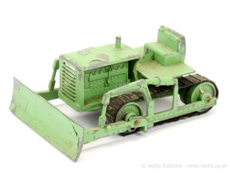 Matchbox Early Moko Lesney Toys large scale Caterpillar Bulldozer - early issue model with blade operating handle &amp; hollo