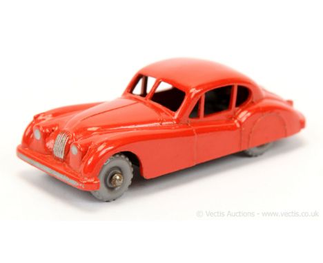 Matchbox Regular Wheels 32a Jaguar XK140 - Stannard Code 6 - red body with mask sprayed front &amp; rear silver trim, gloss b