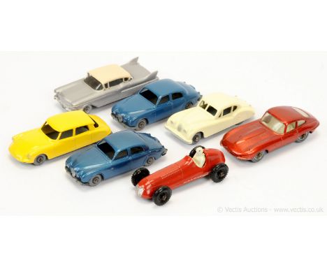 Matchbox Regular Wheels group of late 1950's to early 1960's issue unboxed Cars.  (1) 27c Cadillac Sixty Special - metallic s