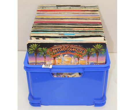 Vintage vinyl records DJ collection - Qty of 12" disco, funk, and soul records, to incl Motown Disco, Blood Sisters, Earth Wi