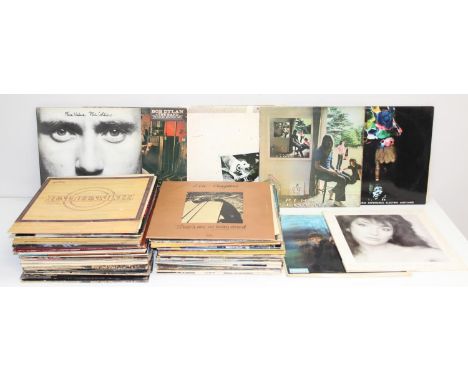 Qty of assorted vintage vinyl records, mainly LPs to include Grateful Dead, Rolling Stones, Led Zeppelin, Pink Floyd, Bob Dyl