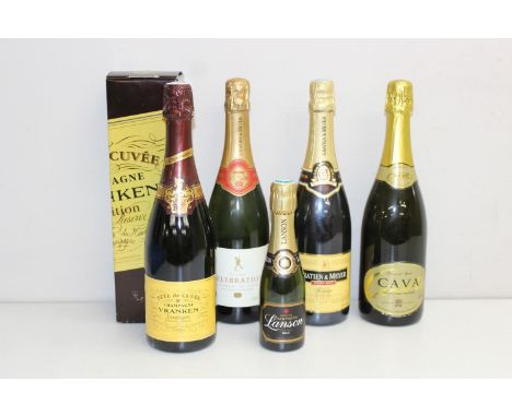 Qty of mixed sparkling wine and Champagne to incl Lanson 