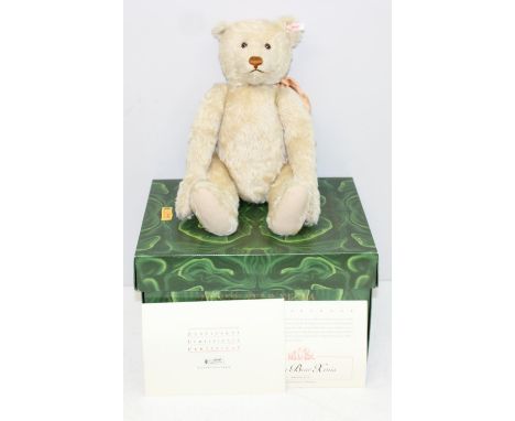 Steiff Teddy Bears - Limited edition (864/1500) Xenia mohair Steiff teddy bear with growler, original Teddy Bears of Witney b