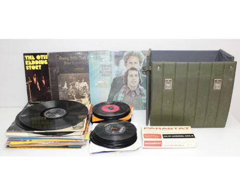 Qty of vintage vinyl records to incl The Railway Stories by Jonny Morris, Cliff Richard, The Otis Reading Story etc and a Par