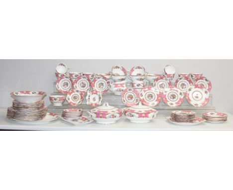 Large qty of vintage Royal Albert Lady Carlyle tea/dinnerware to incl teacups and saucers, sandwich plate, tureen, serving pl