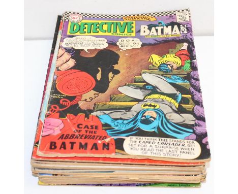 DC Comics - Detective Comics starring Batman with Robin the Boy Wonder, mainly from the 1960's and 1970's [circa 18 total]