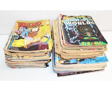 A large qty of assorted comic books, a mixture to include DC, ACG (American Comics Group), Detective Batman, Captain Atom, Mr