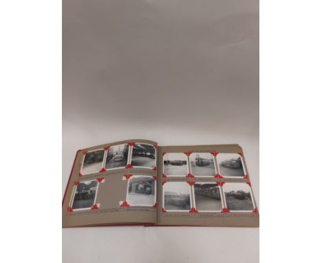 A vintage photo album containg approx 133 photographs of London buses including Routemaster coaches, Central Area RTS, all an