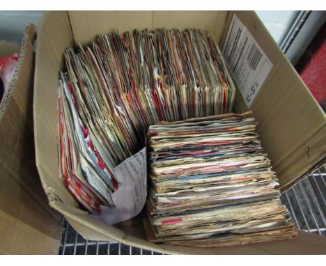 A large box of approx 200 assorted 1960's pop 7" singles including Johnny &amp; The Hurricanes, Joe Brown, Roy Orbison, Brend