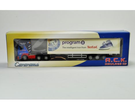 Cararama 1/50 Diecast Model Truck Issue, Scania Box Trailer, in the livery of A C K Haulage Ltd . Appears very good to excell