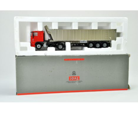 Joal Model Truck issue comprising DAF XF Dump Trailer, in the livery of Tisvol, in Box