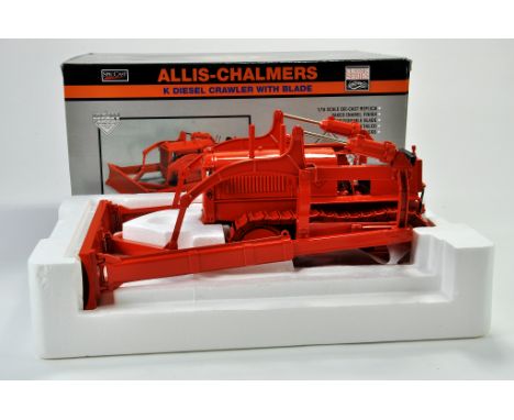 Spec Cast 1/16 Diecast Model Farm Issue comprising Allis-Chalmers K Diesel Crawler with Blade. Appears Generally Very Good to