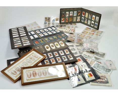 A large and comprehensive collection of Cigarette Cards, mostly vintage issues, various themes, some appear to be complete se