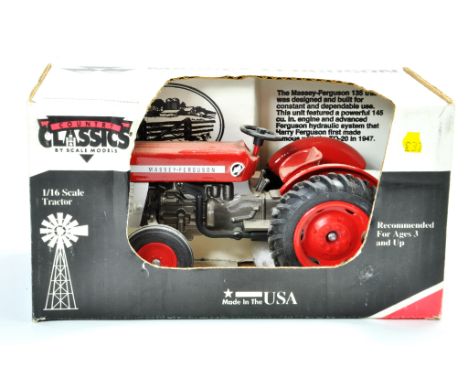 Scale Models 1/16 Diecast Model Farm Issue comprising Massey Ferguson 135 Tractor. Appears Generally Very Good, a little dust