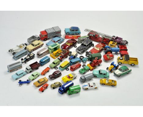 Group of diecast models comprising of vintage vehicles including mostly Matchbox, plus Dinky and Corgi.  Fair to excellent.