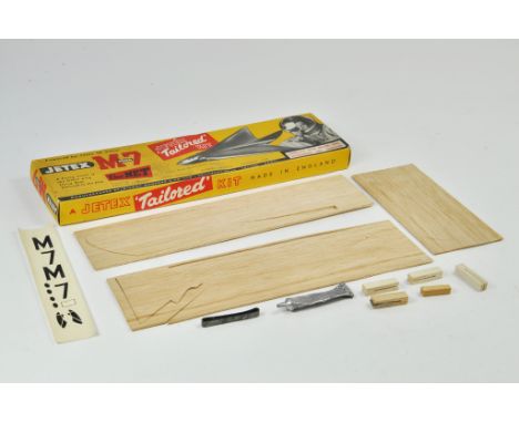 Scarce Jetex M7 Delta Wooden Model Kit. Unmade however missing motor. 