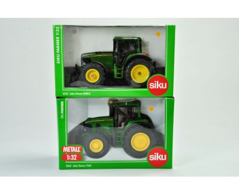 Duo 1/32 diecast model Farm Tractor Issues comprising John Deere 6920S and John Deere 7530 . Excellent not displayed.