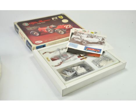 Revival Plastic and Metal Model Kit comprising 1/20 Alfa Romeo P3 Targa Florio. Looks to be complete and unstarted hence exce