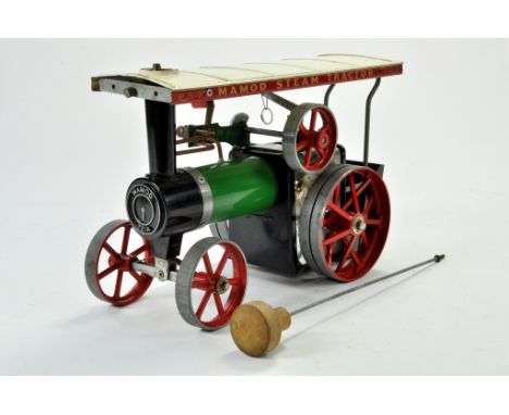 Mamod Large TE1A Steam Tractor. Appears generally well preserved. 