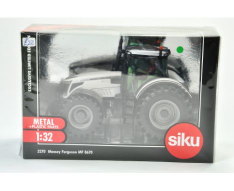 Siku Limited Edition 1/32 diecast model Farm Issue comprising Massey Ferguson MF 8670 Tractor, White Edition. Excellent not d