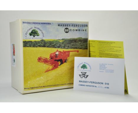 Chestnut Miniatures 1/32 Model Farm Issue comprising Massey Ferguson 510 Combine Harvester. Hand Built Model is superb and al