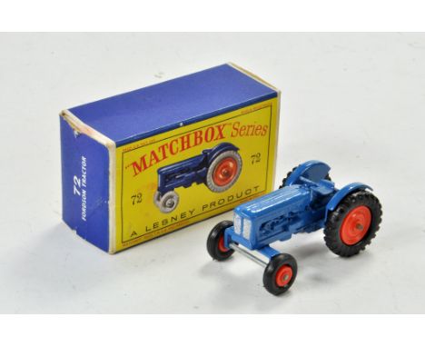 Matchbox Regular Wheels no. 72A Fordson Tractor. Generally excellent in very good to excellent box.