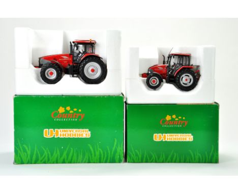Universal Hobbies 1/32 Diecast Model Farm Issues comprising McCormick ZTX Tractor plus McCormick CX105, appears Generally Ver