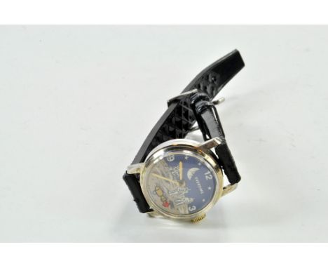 Swiss made vintage Space / Moon Landing Wrist Watch. 