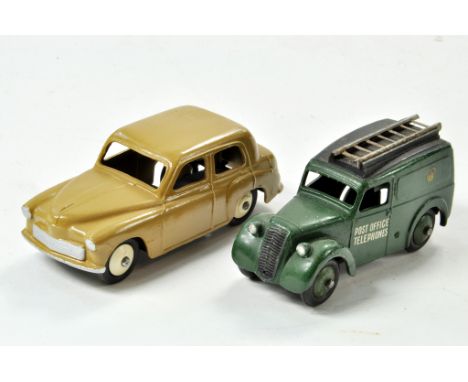 Duo of Dinky issues including Post Office Telephones, very good one other repainted issue.