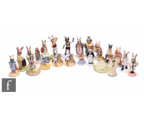 Royal Doulton Bunnykins, a collection of figures including Golfer, Mother's Day, Seaside, Sailor, Caddy, Gardener, Fisherman.