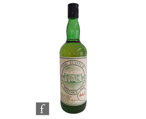 A bottle of The Scotch Whisky Society single malt whisky, society cask No.&nbsp;64.1 (Mannochmore), distilled June 1976, Bott