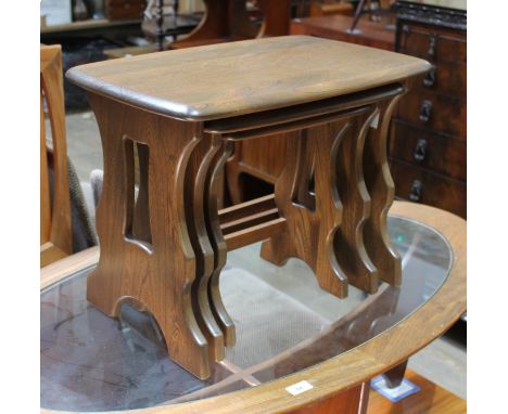 An Ercol nest of tables.  