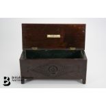 Small Chest from Teak of H.M Battleship 'Hindustan'