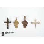 European Cross Pendants and Silver Cross