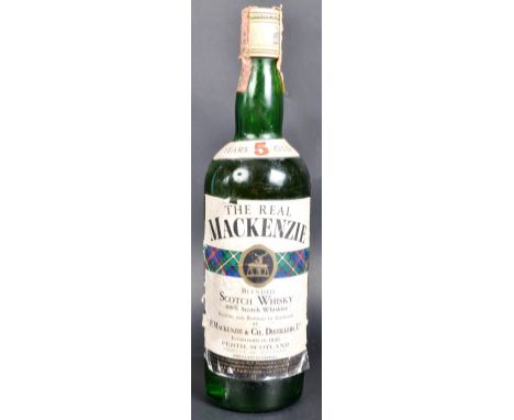 One (1) 750ml / 75cl bottle of alcohol / spirit&nbsp;drinking 'The Real Mackenzie 5 Years Old Blended Scotch Whisky', no. 983