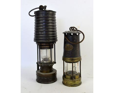 Patterson Lamps Ltd. Gateshead on Tyne High Candle Power Miner's Safety Lamp and another by James Laidler and Sons Durham