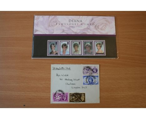 FIRST DAY COVERS - Rare 1997 Welsh language Diana Princess of Wales presentation pack. Also included is a first day cover of 