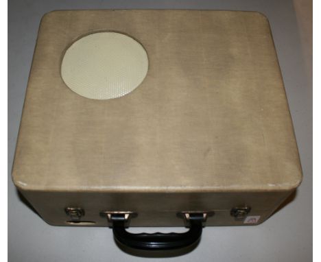 PHILIPS RECORD PLAYER - vintage portable Philips AG2121 record player with amplifier.  Includes instructions.  Powers up.